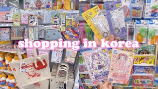 shopping in korea vlog 🇰🇷 daiso stationery haul 🩷 deco tape styling book amp more 다이소 신상 [upl. by Ashleigh]