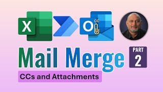 Mail Merge Part 2  CCs and attachment [upl. by Aihc]