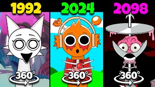 Incredibox Sprunki 1995 vs 2024 vs 2088 in 360° VR [upl. by Keeley]