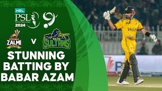 Stunning Batting By Babar Azam  Peshawar Zalmi vs Multan Sultans  Match 21  HBL PSL 9  M1Z2U [upl. by Anwahsit880]