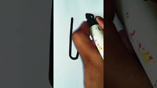 3d r letter drawing art viral technique satisfyingvideo shortsfeed youtubeshorts [upl. by Antonino]