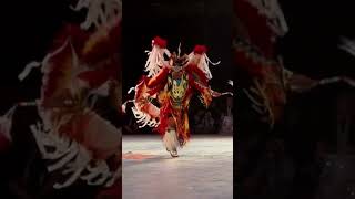 Mens FANCY feather warrior dance powwow Indigenous fyp [upl. by Duma650]