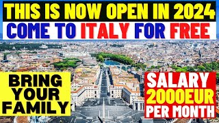 Italy Work Visa Process 2024 Italy Work Permit 2024 Italy Work Visa Permit For Foreigners In 2024 [upl. by Cavuoto]