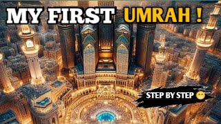 My first umrah  step by step 😁trending firstumrahvlogsmakka AbdulMalikFareed [upl. by Ahsinod]