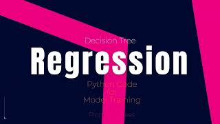 Decision Tree Regression  Python Program and Tree Plot  Clearly Explained Part 44 [upl. by Jarrid973]