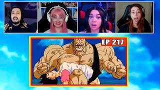 Videl vs Spopovich  4 Pessoas Reagindo  Dragon Ball Z  EP 217 [upl. by Mcclenaghan]