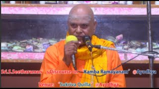 SriSSeetharaman’s Discourse on “Kamba Ramayanam”Ayodhya Venue “Sukriva Quilla”Ayodhya [upl. by Candis935]