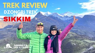 Trek Review of Dzongri Trek in Sikkim  Ashmita Trek amp Tours  June 2024 [upl. by Aissak]