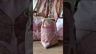 mengwenz ecoprint diy shortsvideo [upl. by Pernas]