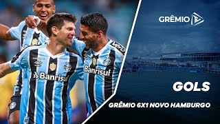 GOLS  GRÊMIO 6x1 NOVO HAMBURGO CAMPEONATO GAÚCHO 2023 [upl. by Nyra633]