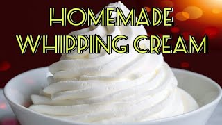 കേക്കിനുവേണ്ട WHIPPING CREAM ഇനി വീട്ടിൽ തന്നെ തയ്യാറാക്കാം  Homemade Whipped Cream [upl. by Notlad]