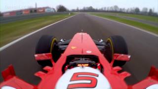 Onboard video with Sebastian Vettel driving Ferrari F2012 at Fiorano [upl. by Lebiram]