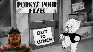 Looney Tunes Porkys Poor Fish 1940  First Time Watching [upl. by Atenik771]