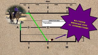 WE UNITED Working Equitation Dressage Test L1 Introductory [upl. by Doralynn]