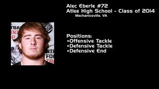 Alec Eberle  Class of 2014  Atlee High School  2012 Season Highlights [upl. by Furmark237]