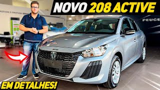 NOVO PEUGEOT 208 ACTIVE 2025  VALE A PENA [upl. by Toma]