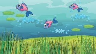 5 Little Fishies in the Sea  Kids Songs [upl. by Dawson]