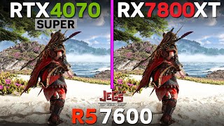 RX 7800 XT vs RTX 4070 Super  Ryzen 5 7600  Tested in 15 games [upl. by Barram912]