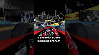 F1 2004 BUT Assetto Corsa Edition  Ferrari F2004  Singapore GP f1 formula1 singapore ferrari [upl. by Anivlac109]