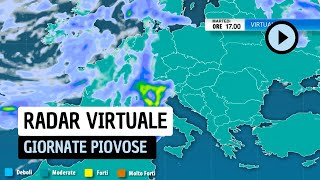 Radar Virtuale altre giornate piovose [upl. by Fagen]