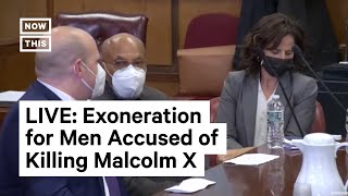 Exoneration Expected for Two Men Convicted of Killing Malcolm X I LIVE [upl. by Ahouh269]