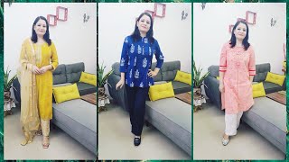 Daily wear party wear office wear kurtis under 1000 from Amazon [upl. by Leirvag207]