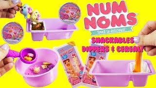 NUM NOMS Snackables Dippers and Cereal Slime Color Changing Dip [upl. by Bandur]