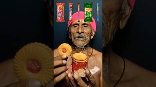 Emoji Eating Food Challenge 🍫🍪 2biscuit 2cream wafer 1Chocolate shorts mukbang asmr trending [upl. by Ardnatal]