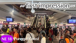 VERY CROWDED Punggol Coast NE18 Opening Tour Part 1 [upl. by Anekahs]