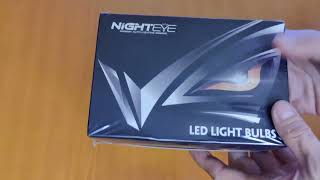 NIGHTEYE S4 H7 LED 30000LM 6500K White [upl. by Minoru]