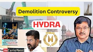 HYDRA Demolition Controversy FTL AND BUFFER ZONEHyderabad [upl. by Atilehs]