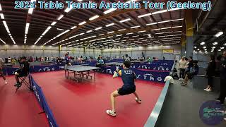 2024 Table Tennis Australia Tour 🏓 MO Match 🏓 Yonis Yihang Xu 2329 vs Alex Liu Cao 1932 [upl. by Yam]