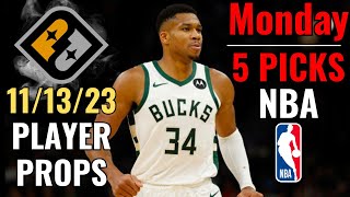 PRIZEPICKS NBA MONDAY 1113 CORE PLAYER PROPS [upl. by Floris]