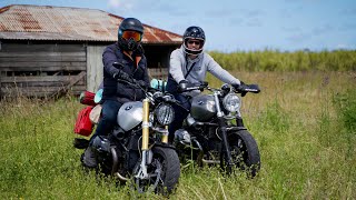 BMW R Ninet amp Scrambler Road Trip Long Way Down Over Night Camp Gold Coast  Coffs Harbour Australia [upl. by Mali]