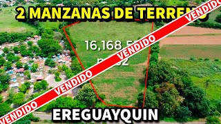 SE VENDEN 2 MANZANAS de TERRENO en EREGUAYQUIN Usulutan El Salvador [upl. by Hitt]