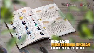 Bedah Layout Buku Tahunan Sekolah atau Year Book [upl. by Pavla]