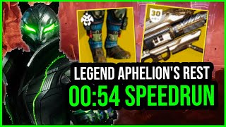 Aphelions Rest 054 Lost Sector Speedrun Destiny 2 Season of Defiance [upl. by Follmer932]