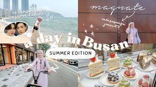 A DAY IN BUSAN 🇰🇷 EP 1 KE KAFE PAPA JIMIN BTS💜 HEALING DI PANTAI 🌴WAJIB KESINI KALO KE KOREA [upl. by Ahtimat493]