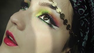 Dramatic Makeup Gypsy Inspired Romany [upl. by Ennaillek]