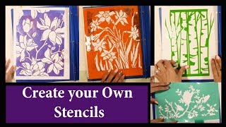 How to Create Your Own Stencils [upl. by Oicinoid]