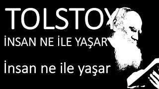 quotİnsan ne ile yaşarquot bölüm quotinsan ne ile yaşarquot Tolstoy sesli kitap okuyan Akın ALTAN [upl. by Queridas194]