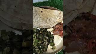 Jolada rotti jote bendekayi palya chatnikannadafoodrecipes shortvideos cooking viral video [upl. by Congdon]