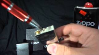 How to SetUp amp Fill a Zippo Lighter 10 Steps [upl. by Adlee974]