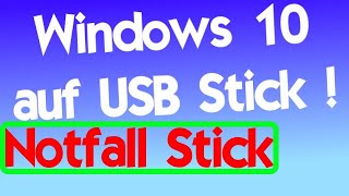 windows 10 to go windows auf usb stick bootfähig [upl. by Nnywg]