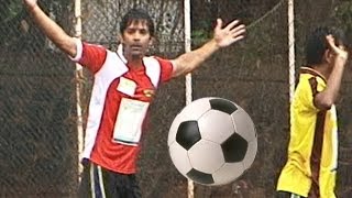 Barun Sobtis aka Arnavs FOOTBALL MATCH for CHARITY 18th June 2012 [upl. by Kcub]