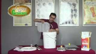 Making Wine At Home How to make an RJ Spagnols Orchard Breezin Wine Kit [upl. by Pendleton534]