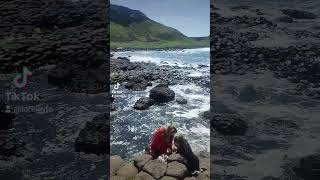 The Giants Causeway in Northern Ireland northernireland landmark uk travel tour shorts fyp [upl. by Nace]