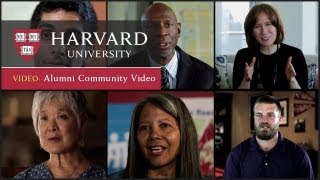 Harvard Alumni Community Video [upl. by Airtemak892]