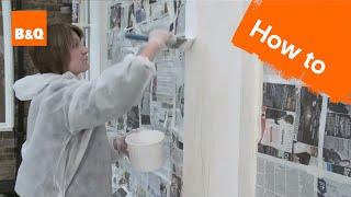 How to paint an external wall [upl. by Ytitsahc]