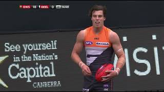 Lachie Plowman’s Only Goal For GWS Round 11 2013 [upl. by Ahsimac733]